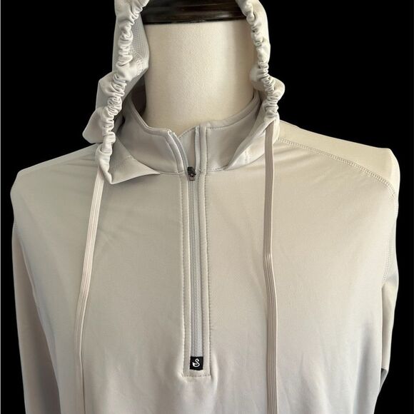 Sold Vandyke Half Zip Hoodie, Glacier Grey, Size XL, NWT - Picture 7 of 12